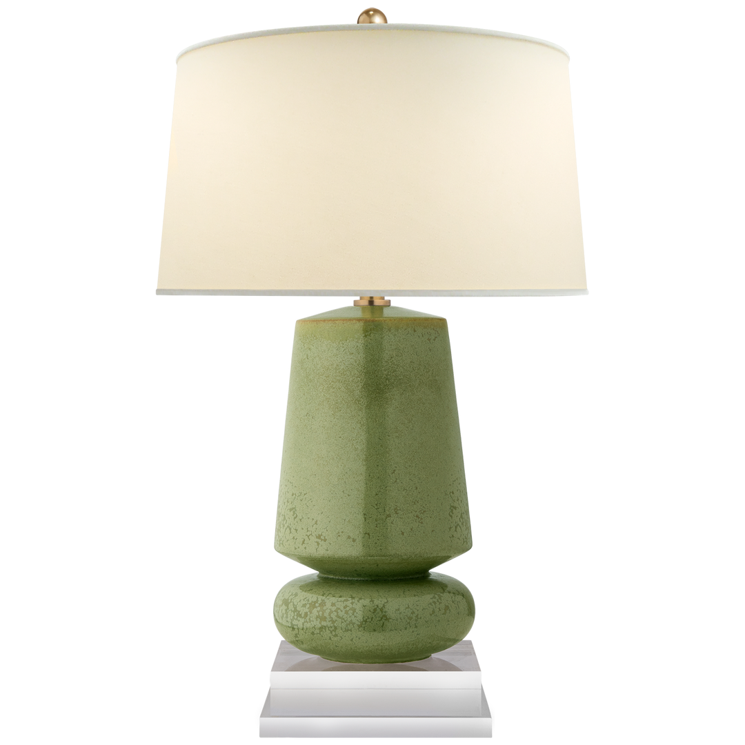 Parisian Table Lamp-Visual Comfort-VISUAL-CHA 8668SHK-PL-Table LampsSmall-Shellish Kiwi-4-France and Son