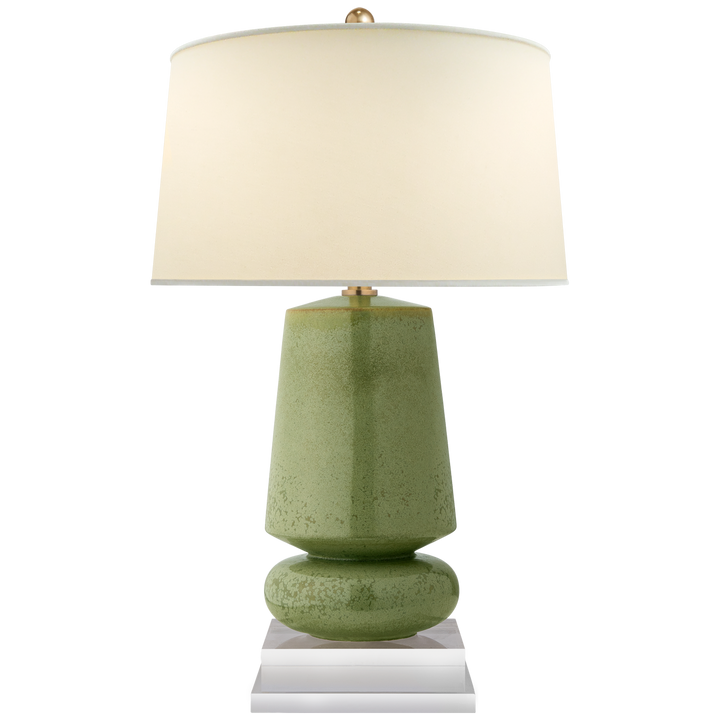 Parisian Table Lamp-Visual Comfort-VISUAL-CHA 8668SHK-PL-Table LampsSmall-Shellish Kiwi-4-France and Son