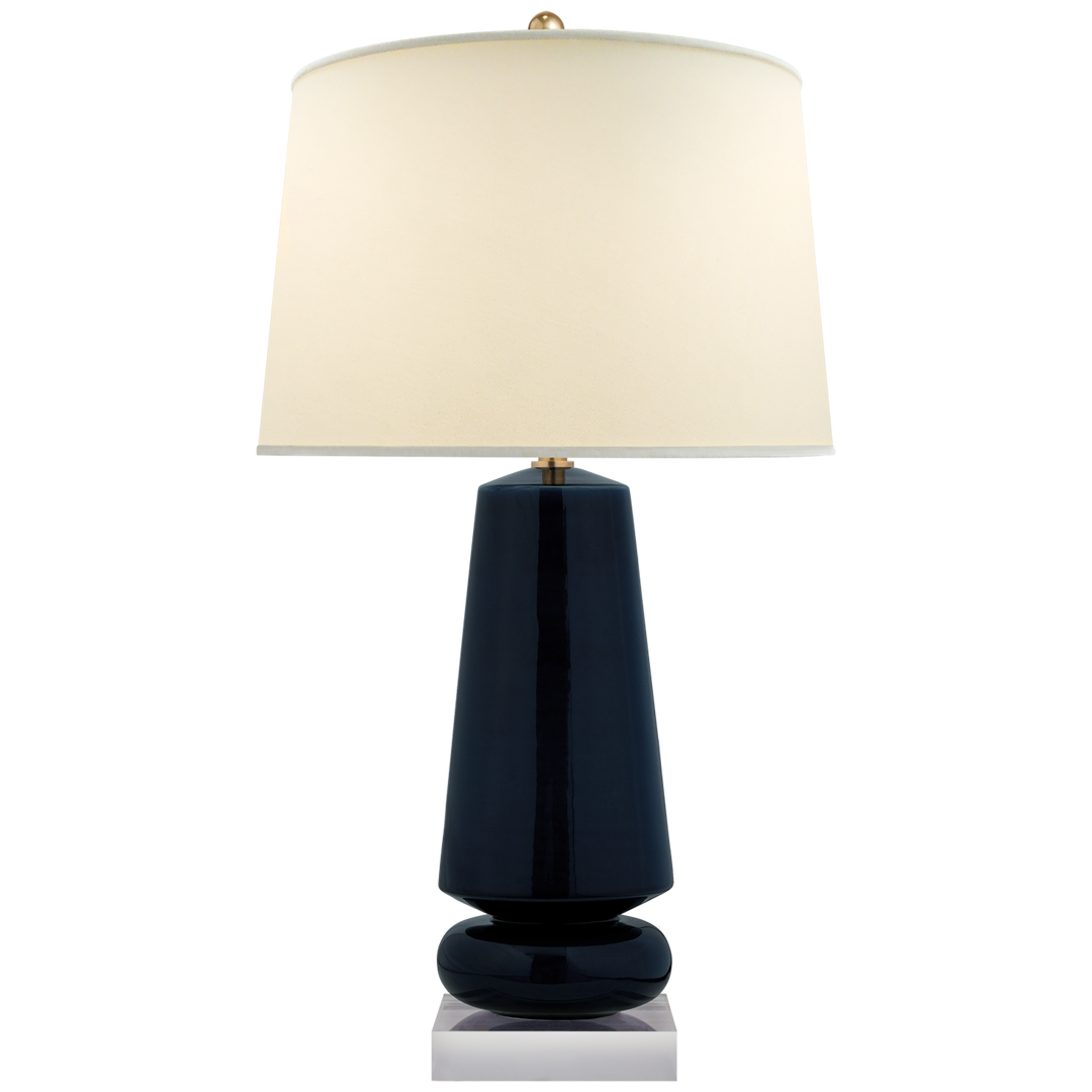 Parisian Table Lamp-Visual Comfort-VISUAL-CHA 8670DM-PL-Table LampsMedium-Denim Porcelain-5-France and Son