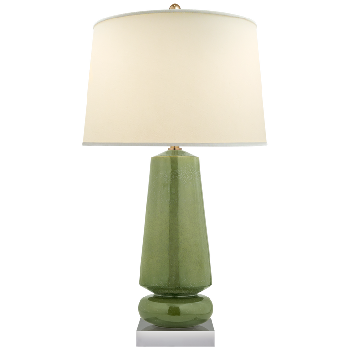 Parisian Table Lamp-Visual Comfort-VISUAL-CHA 8670SHK-PL-Table LampsMedium-Shellish Kiwi-8-France and Son