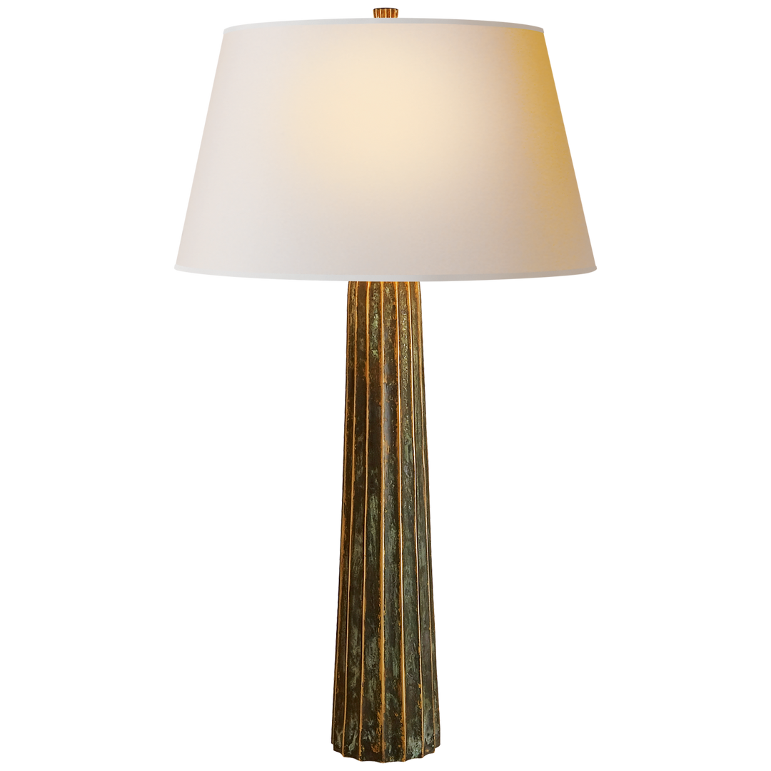 Flexy Spire Large Table Lamp-Visual Comfort-VISUAL-CHA 8906BZV-NP-Table LampsBronze-6-France and Son