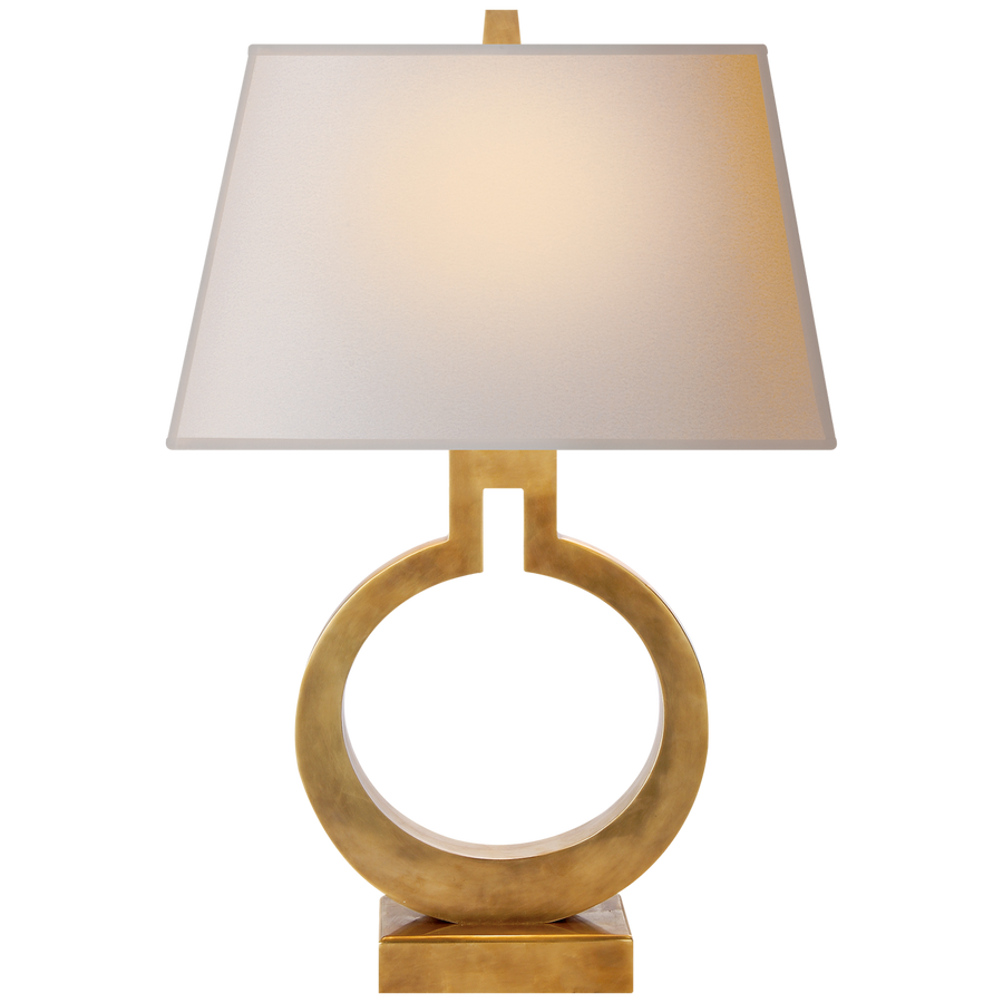Raylynn Form Table Lamp-Visual Comfort-VISUAL-CHA 8969AB-NP-Table LampsSmall-Antique-Burnished Brass-1-France and Son