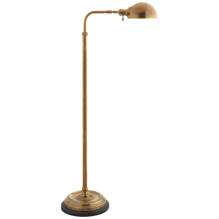 Alobi Floor Lamp-Visual Comfort-VISUAL-CHA 9161AB-Floor LampsAntique-Burnished Brass-3-France and Son