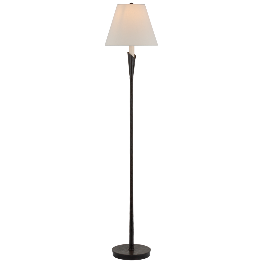 Aizen Accent Floor Lamp-Visual Comfort-VISUAL-CHA 9501AI-L-Floor LampsAged Iron-3-France and Son