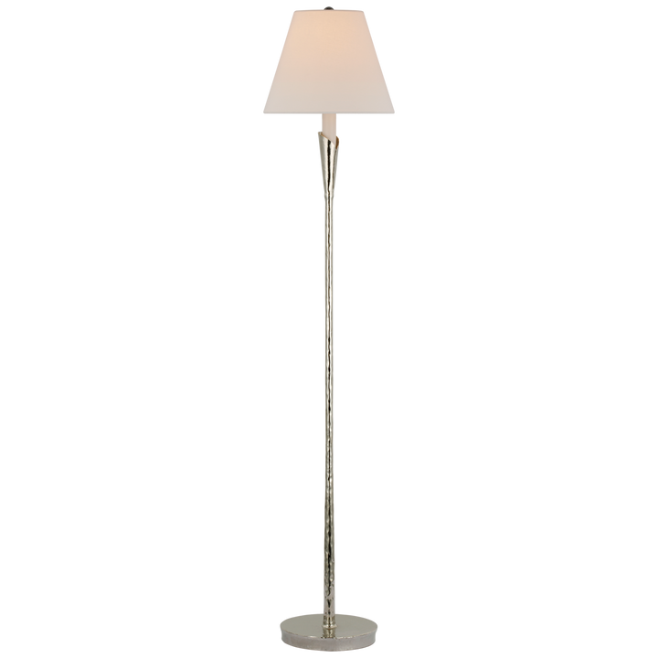 Aizen Accent Floor Lamp-Visual Comfort-VISUAL-CHA 9501PN-L-Floor LampsPolished Nickel-1-France and Son
