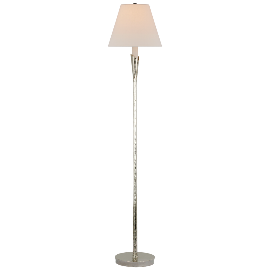Aizen Accent Floor Lamp-Visual Comfort-VISUAL-CHA 9501PN-L-Floor LampsPolished Nickel-1-France and Son