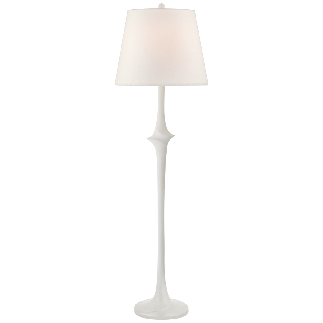 Bootes Large Sculpted Floor Lamp-Visual Comfort-VISUAL-CHA 9712WHT-L-Floor LampsMatte White-1-France and Son