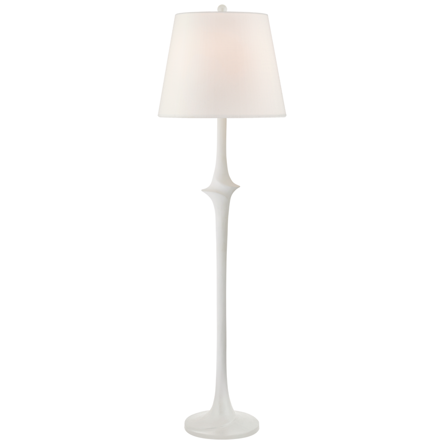 Bootes Large Sculpted Floor Lamp-Visual Comfort-VISUAL-CHA 9712WHT-L-Floor LampsMatte White-1-France and Son