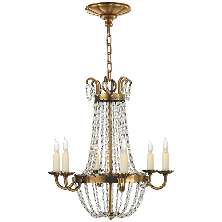 Priston Chandelier-Visual Comfort-VISUAL-CHC 1407AB-SG-ChandeliersSmall-Antique-Burnished-3-France and Son