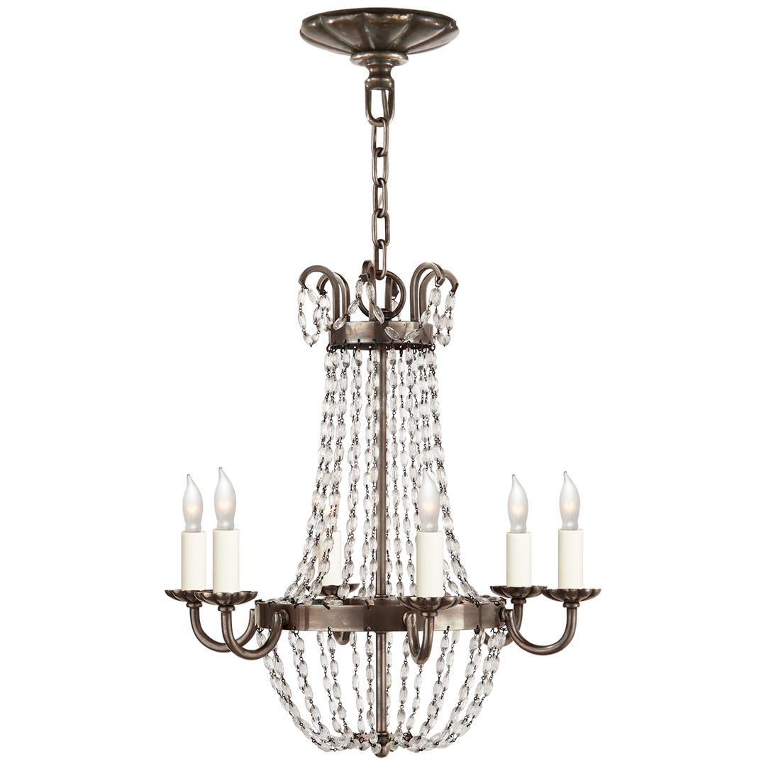 Priston Chandelier-Visual Comfort-VISUAL-CHC 1407SHS-SG-ChandeliersSmall-Sheffield Silver-4-France and Son