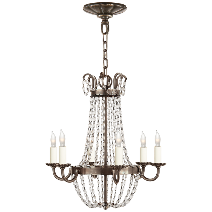 Priston Chandelier-Visual Comfort-VISUAL-CHC 1407SHS-SG-ChandeliersSmall-Sheffield Silver-4-France and Son