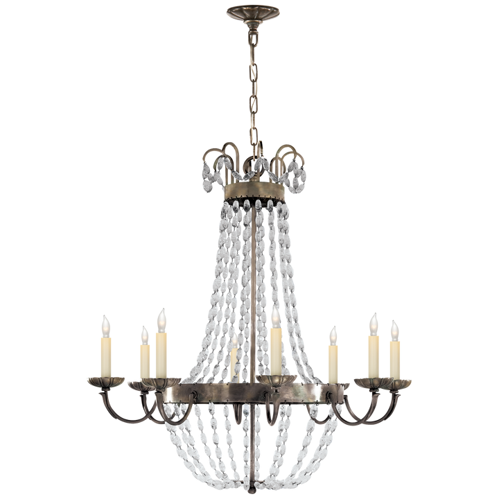 Priston Chandelier-Visual Comfort-VISUAL-CHC 1408SHS-SG-ChandeliersLarge-Sheffield Silver-12-France and Son