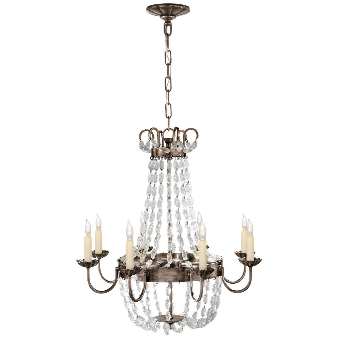 Priston Chandelier-Visual Comfort-VISUAL-CHC 1426SHS-SG-ChandeliersMedium-Sheffield Silver-6-France and Son