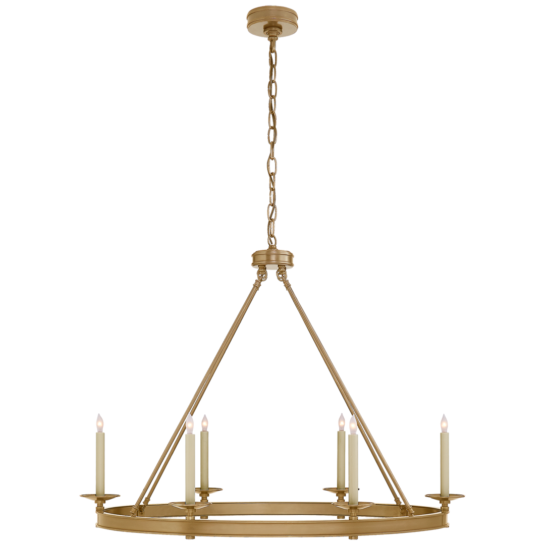 Loretta Ring Chandelier-Visual Comfort-VISUAL-CHC 1603AB-ChandeliersLarge Oval-Antique- Burnished Brass-9-France and Son