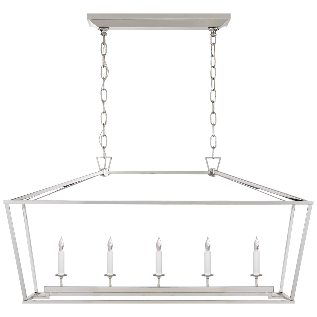 Daylin Linear Lantern-Visual Comfort-VISUAL-CHC 2156PN-PendantsMedium-Polished Nickel-8-France and Son