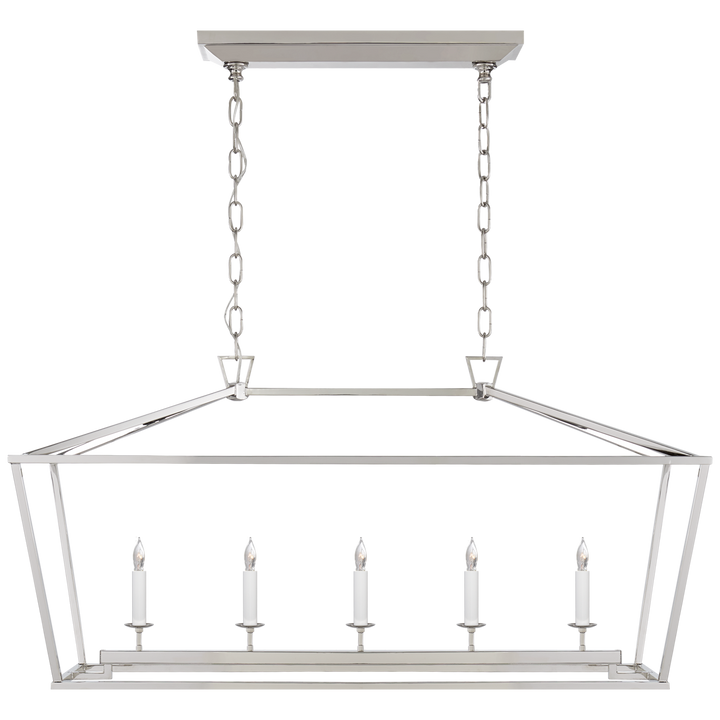 Daylin Linear Lantern-Visual Comfort-VISUAL-CHC 2156PN-PendantsMedium-Polished Nickel-8-France and Son