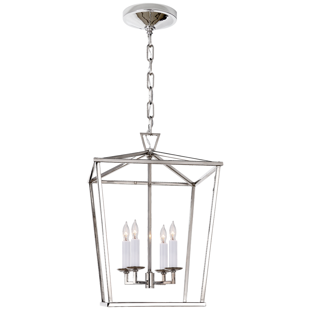 Daylin Lantern-Visual Comfort-VISUAL-CHC 2164PN-PendantsSmall-Normal-Polished Nickel-10-France and Son