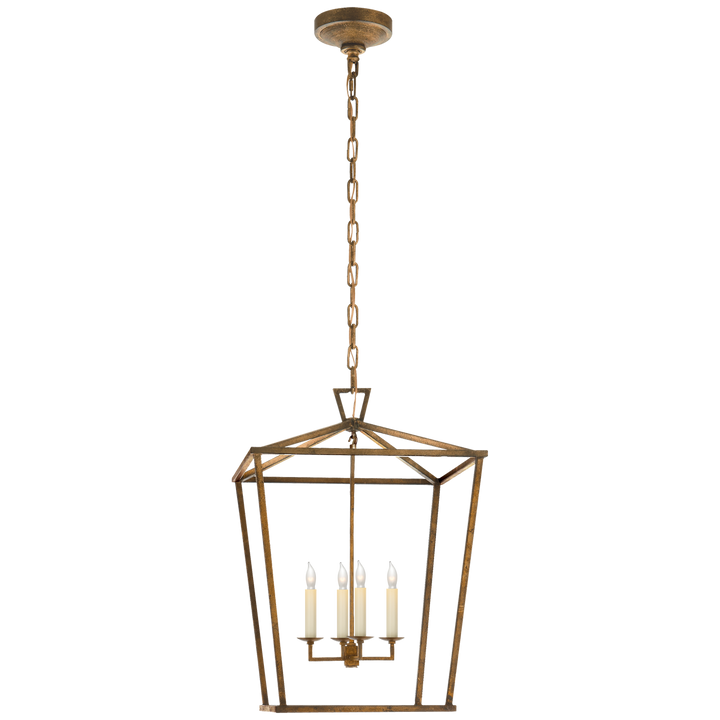 Daylin Lantern-Visual Comfort-VISUAL-CHC 2165GI-PendantsMedium-Normal-Gilded Iron-13-France and Son