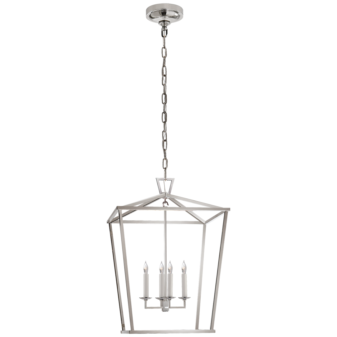 Daylin Lantern-Visual Comfort-VISUAL-CHC 2165PN-PendantsMedium-Normal-Polished Nickel-15-France and Son