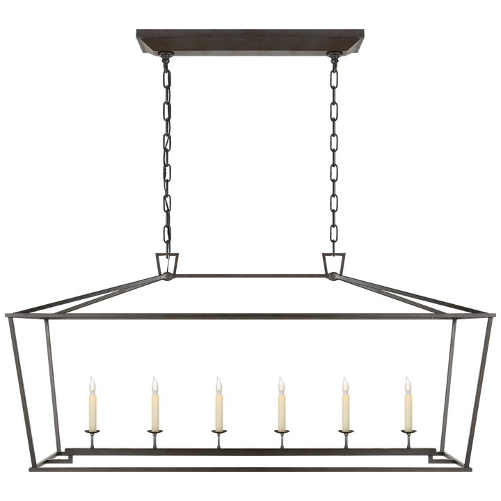 Daylin Linear Lantern-Visual Comfort-VISUAL-CHC 2166AI-PendantsLarge-Aged Iron-10-France and Son