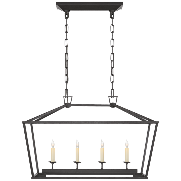 Daylin Linear Lantern-Visual Comfort-VISUAL-CHC 2168AI-PendantsSmall-Aged Iron-1-France and Son