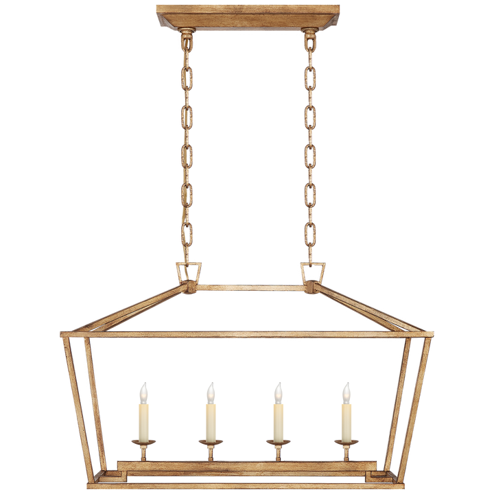 Daylin Linear Lantern-Visual Comfort-VISUAL-CHC 2168GI-PendantsSmall-Gilded Iron-4-France and Son