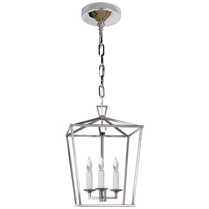 Daylin Lantern-Visual Comfort-VISUAL-CHC 2175PN-PendantsMini-Normal-Polished Nickel-7-France and Son