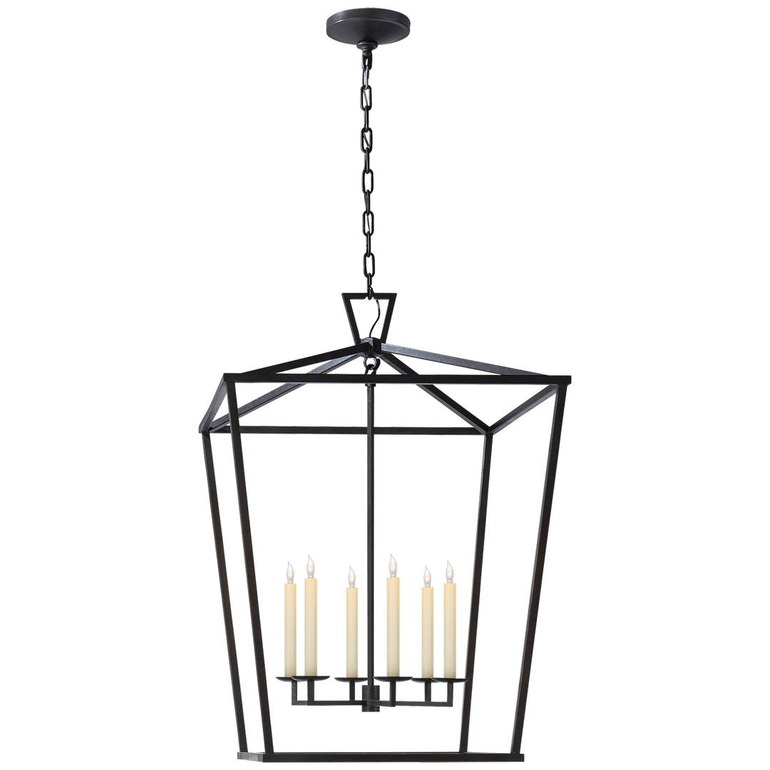 Daylin Lantern-Visual Comfort-VISUAL-CHC 2177AI-PendantsXL-Normal-Aged Iron-28-France and Son