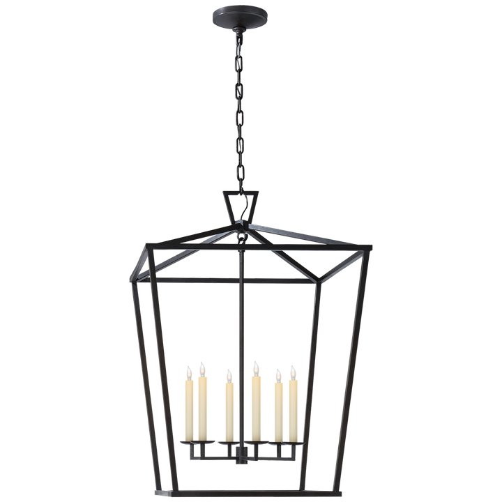 Daylin Lantern-Visual Comfort-VISUAL-CHC 2177AI-PendantsXL-Normal-Aged Iron-28-France and Son