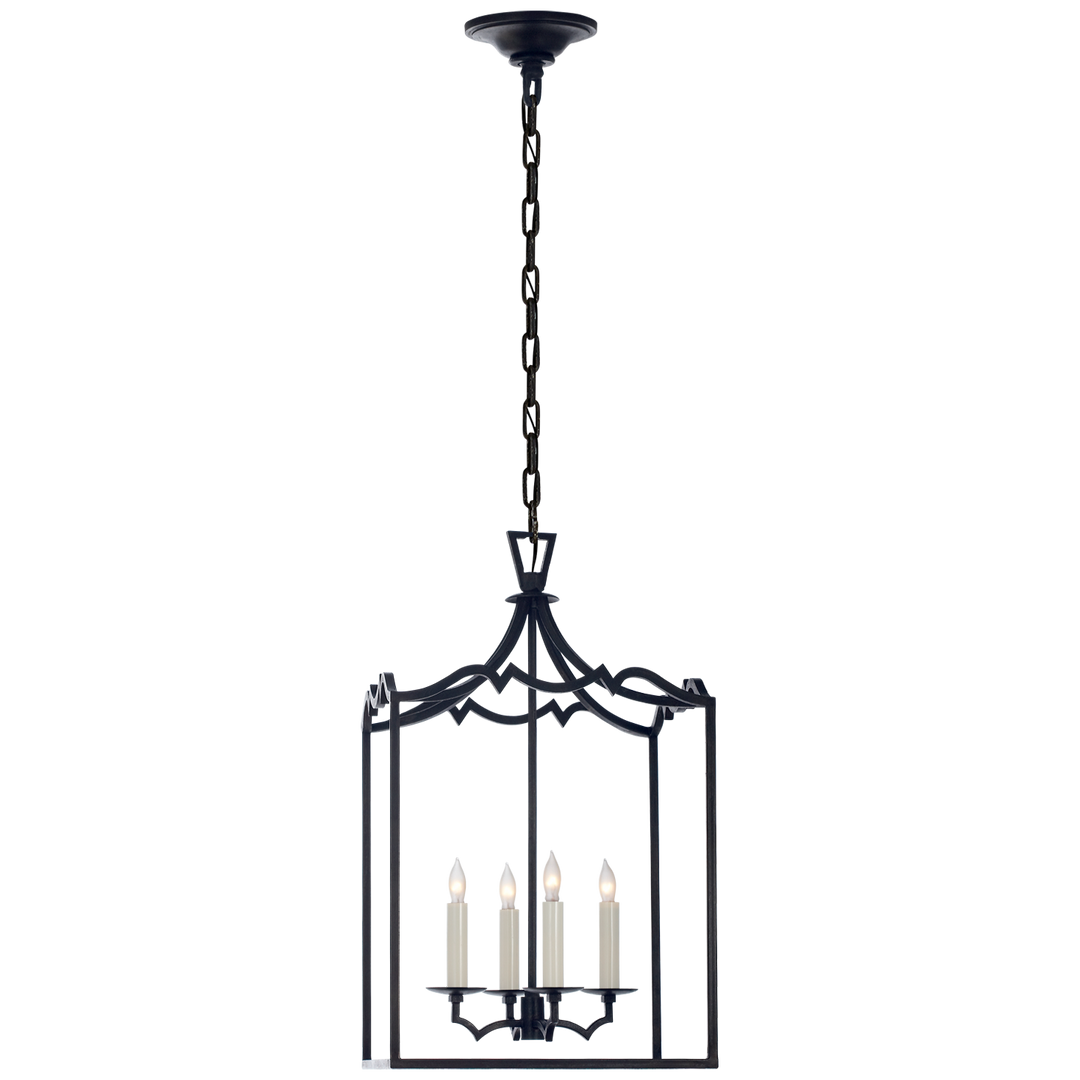 Daylin Fancy Lantern-Visual Comfort-VISUAL-CHC 2180AI-PendantsSmall-Aged Iron-1-France and Son