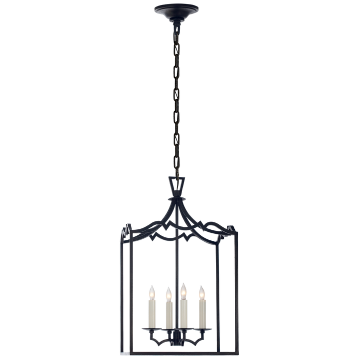 Daylin Fancy Lantern-Visual Comfort-VISUAL-CHC 2180AI-PendantsSmall-Aged Iron-1-France and Son