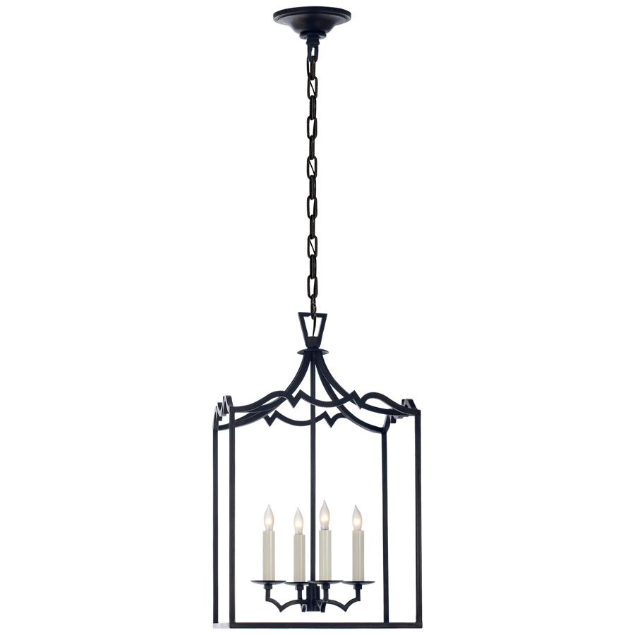 Daylin Fancy Lantern-Visual Comfort-VISUAL-CHC 2180AI-PendantsSmall-Aged Iron-1-France and Son