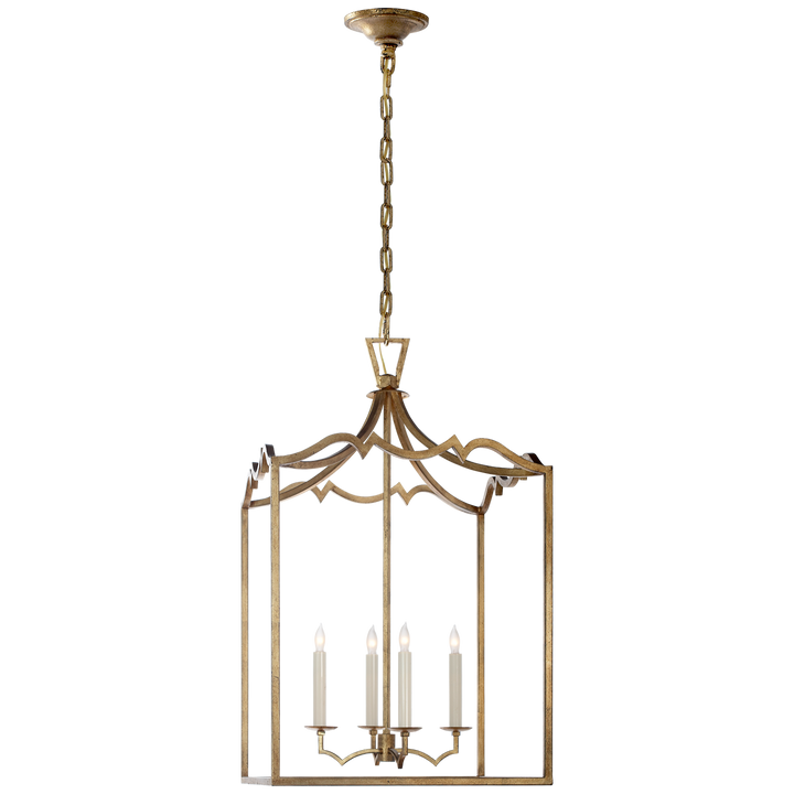 Daylin Fancy Lantern-Visual Comfort-VISUAL-CHC 2181GI-PendantsMedium-Gilded Iron-5-France and Son