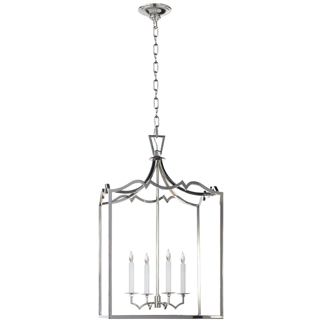 Daylin Fancy Lantern-Visual Comfort-VISUAL-CHC 2181PN-PendantsMedium-Polished Nickel-6-France and Son