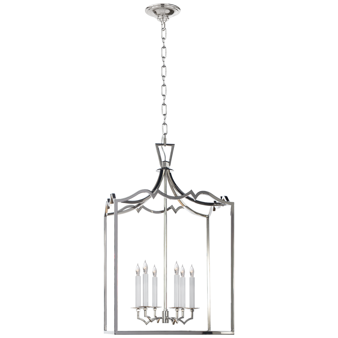 Daylin Fancy Lantern-Visual Comfort-VISUAL-CHC 2182PN-PendantsLarge-Polished Nickel-9-France and Son