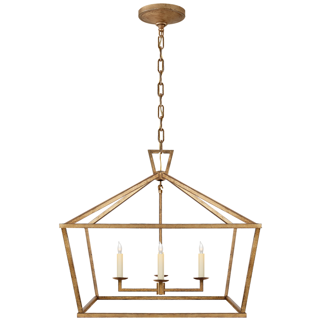 Daylin Lantern-Visual Comfort-VISUAL-CHC 2187GI-PendantsMedium-Wide-Gilded Iron-20-France and Son