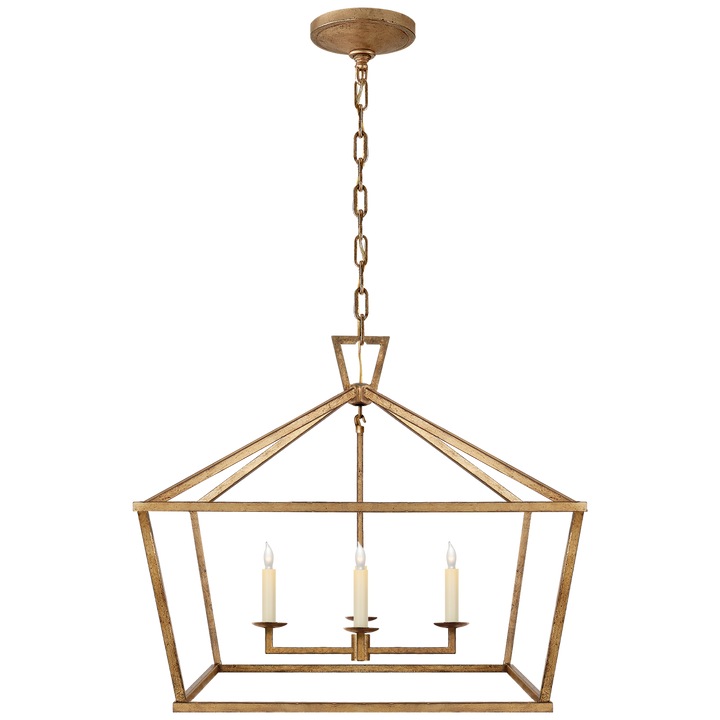 Daylin Lantern-Visual Comfort-VISUAL-CHC 2187GI-PendantsMedium-Wide-Gilded Iron-20-France and Son