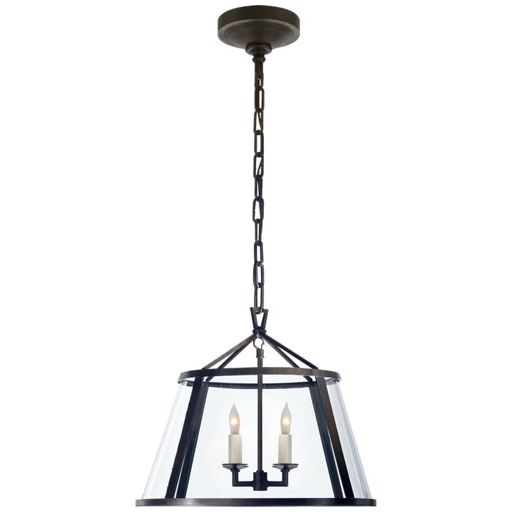 Daylin Round Pendant-Visual Comfort-VISUAL-CHC 2201AI-CG-Pendants16"-Aged Iron-1-France and Son