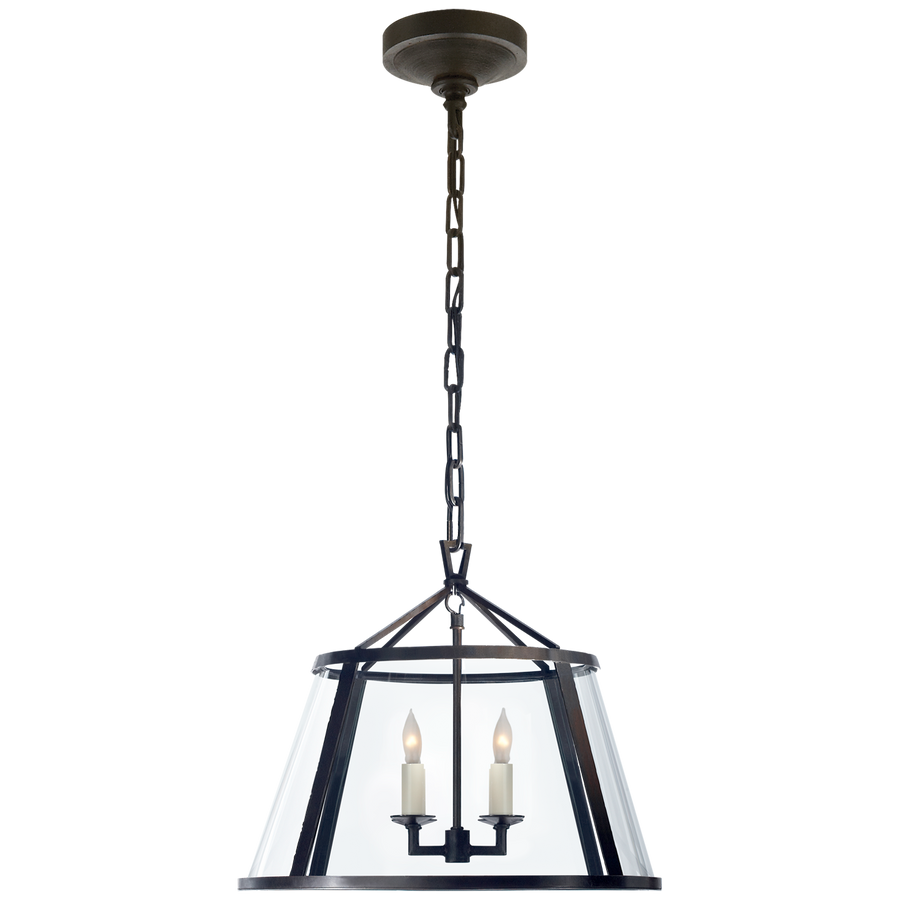 Daylin Round Pendant-Visual Comfort-VISUAL-CHC 2201AI-CG-Pendants16"-Aged Iron-1-France and Son