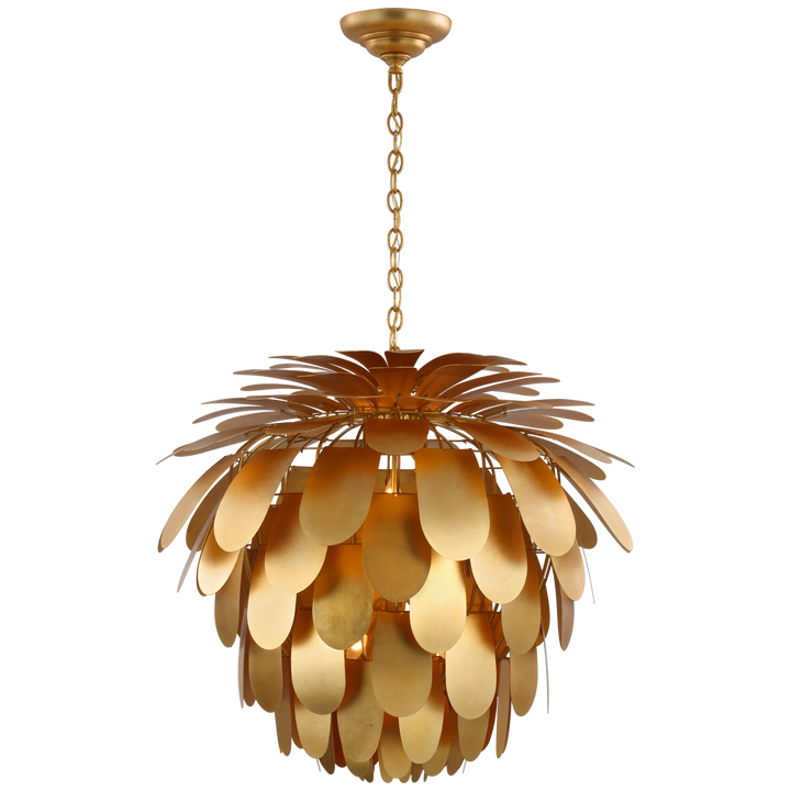 Cataleya Chandelier-Visual Comfort-VISUAL-CHC 5158G-ChandeliersGrande-Gild-14-France and Son