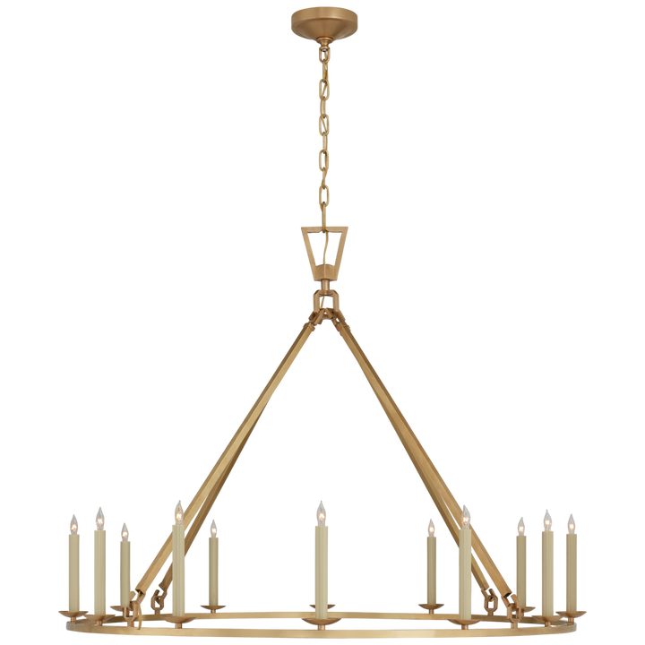 Daylin Ring Chandelier-Visual Comfort-VISUAL-CHC 5173AB-ChandeliersXL-Single Ring-Antique-Burnished Brass-16-France and Son