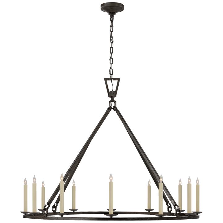 Daylin Ring Chandelier-Visual Comfort-VISUAL-CHC 5173AI-ChandeliersXL-Single Ring-Aged Iron-17-France and Son