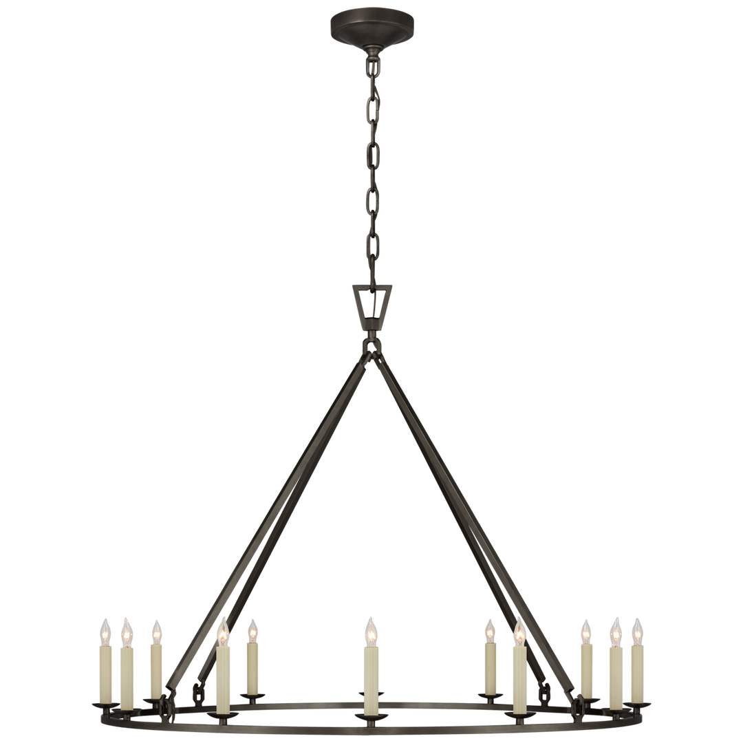 Daylin Ring Chandelier-Visual Comfort-VISUAL-CHC 5174AI-ChandeliersLarge-Single Ring-Aged Iron-10-France and Son