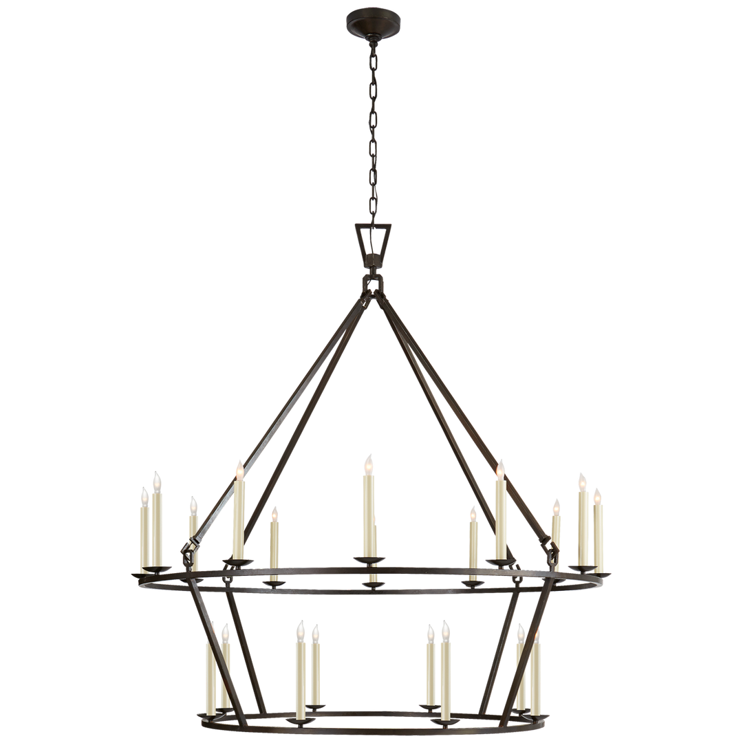 Daylin Ring Chandelier-Visual Comfort-VISUAL-CHC 5199AI-ChandeliersXL-Two-Tier-Aged Iron-20-France and Son