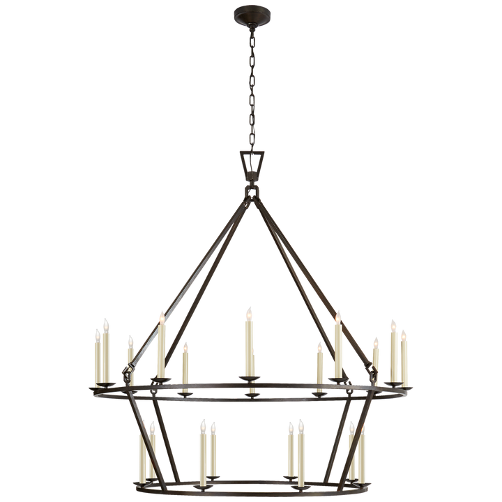Daylin Ring Chandelier-Visual Comfort-VISUAL-CHC 5199AI-ChandeliersXL-Two-Tier-Aged Iron-20-France and Son