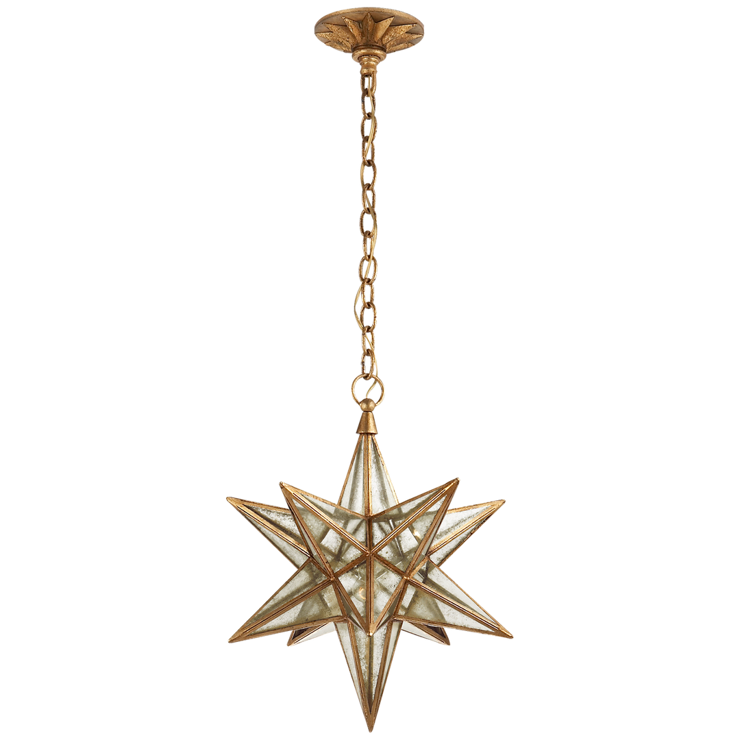 Morrel Star Lantern-Visual Comfort-VISUAL-CHC 5211GI-AM-ChandeliersMedium-Gilded Iron-6-France and Son