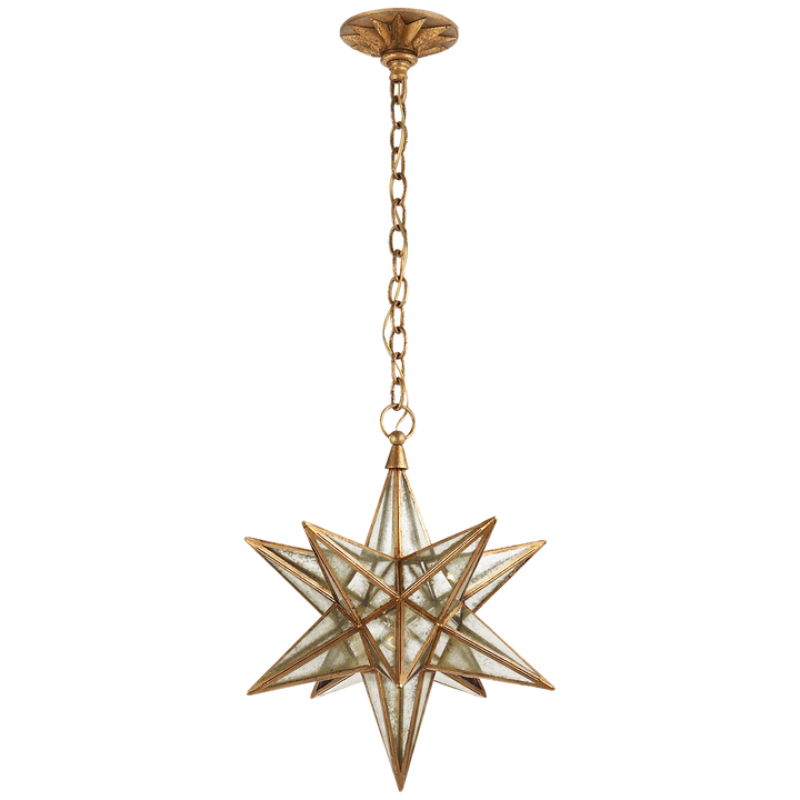 Morrel Star Lantern-Visual Comfort-VISUAL-CHC 5211GI-AM-ChandeliersMedium-Gilded Iron-6-France and Son