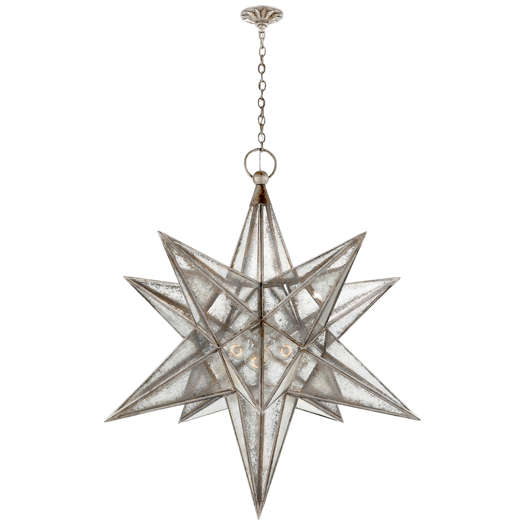 Morrel Star Lantern-Visual Comfort-VISUAL-CHC 5213BSL-AM-ChandeliersXL-Burnished Silver Leaf-11-France and Son