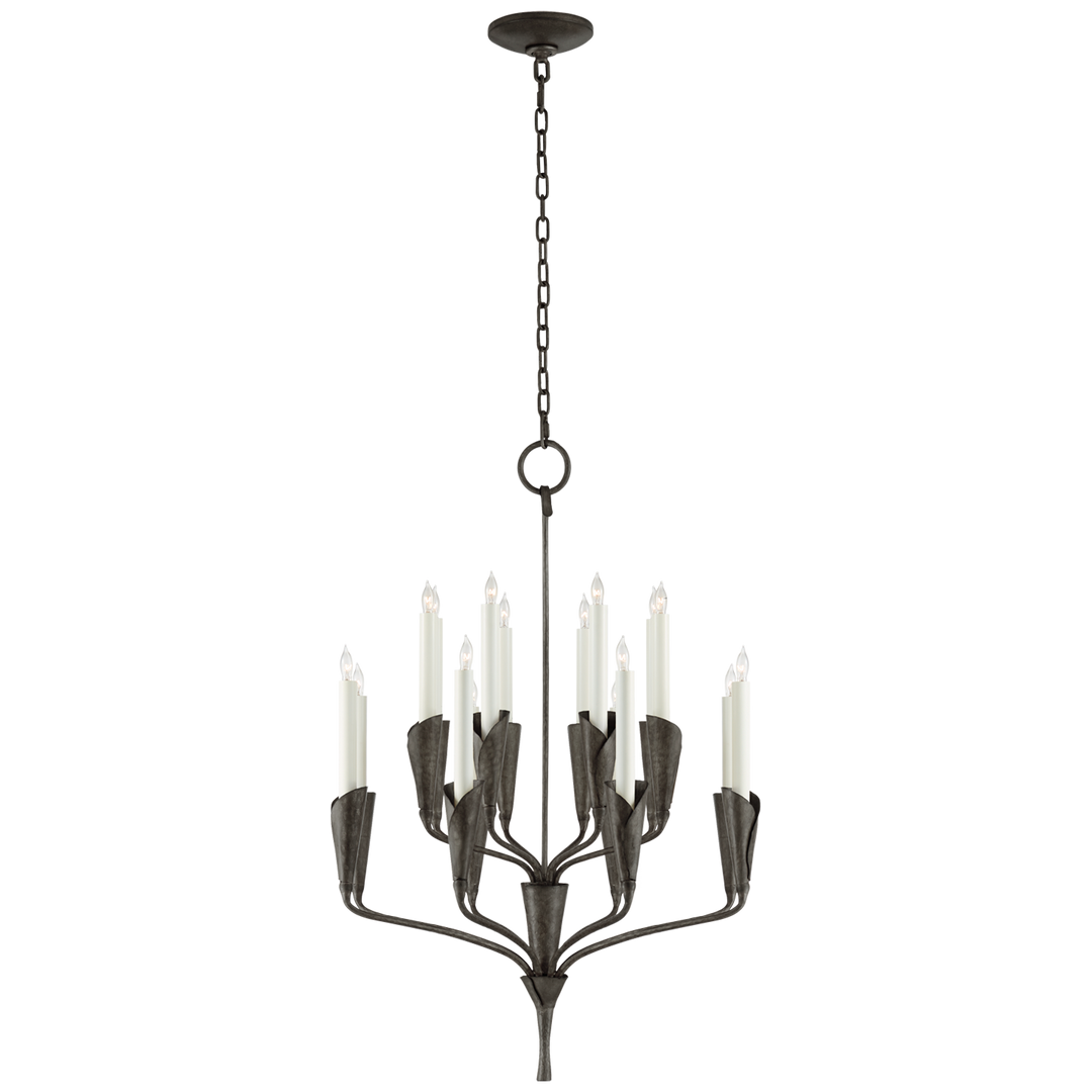 Anini Chandelier-Visual Comfort-VISUAL-CHC 5501AI-ChandeliersSmall-Aged Iron-1-France and Son