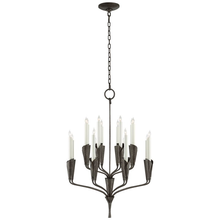 Anini Chandelier-Visual Comfort-VISUAL-CHC 5501AI-ChandeliersSmall-Aged Iron-1-France and Son